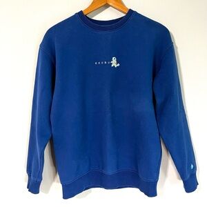 SPAO Pokémon KKOBU Squirtle Blue Adult Sweatshirt Size Small